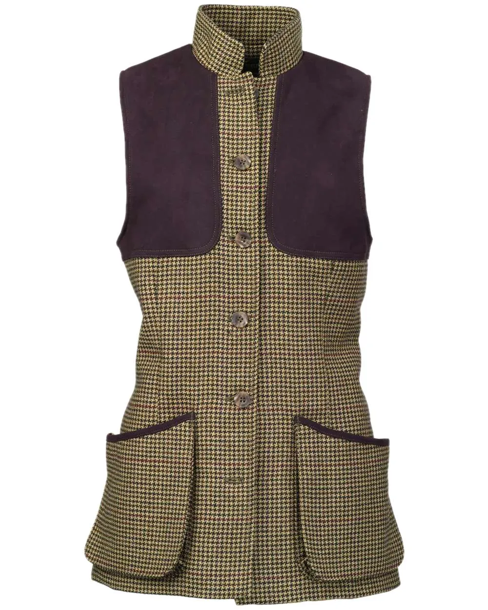 Laksen Womens Lily Pernith Tweed Shooting Vest waterproof