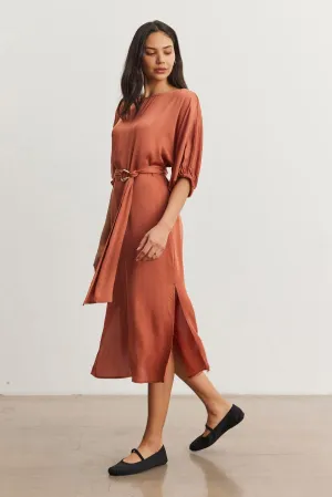 LAUREL SATIN DRESS Vibrant Movement