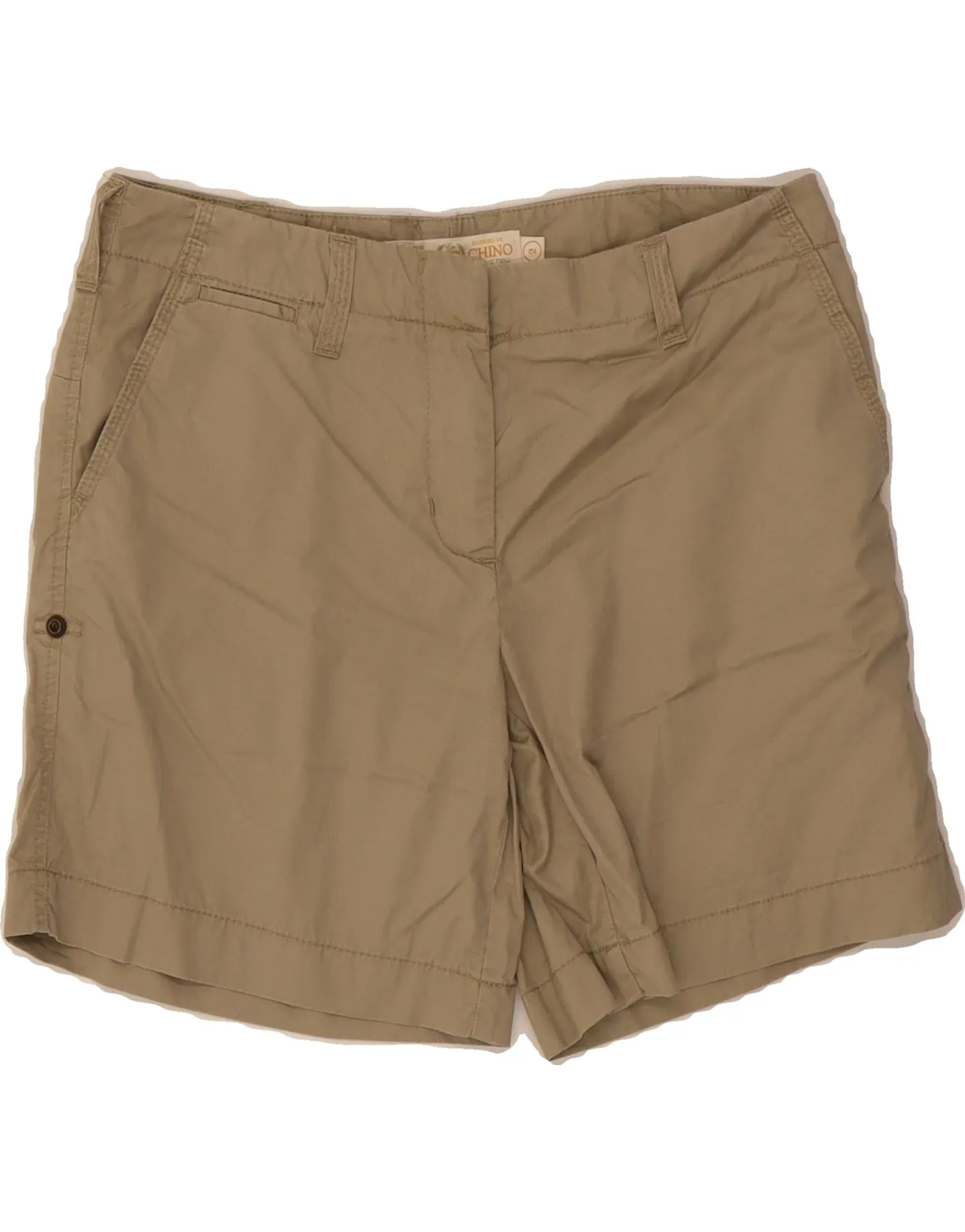 Fitted Silhouette Cozy Feel J. CREW Womens City Fit Chino Shorts US 2 XS W30  Beige Cotton