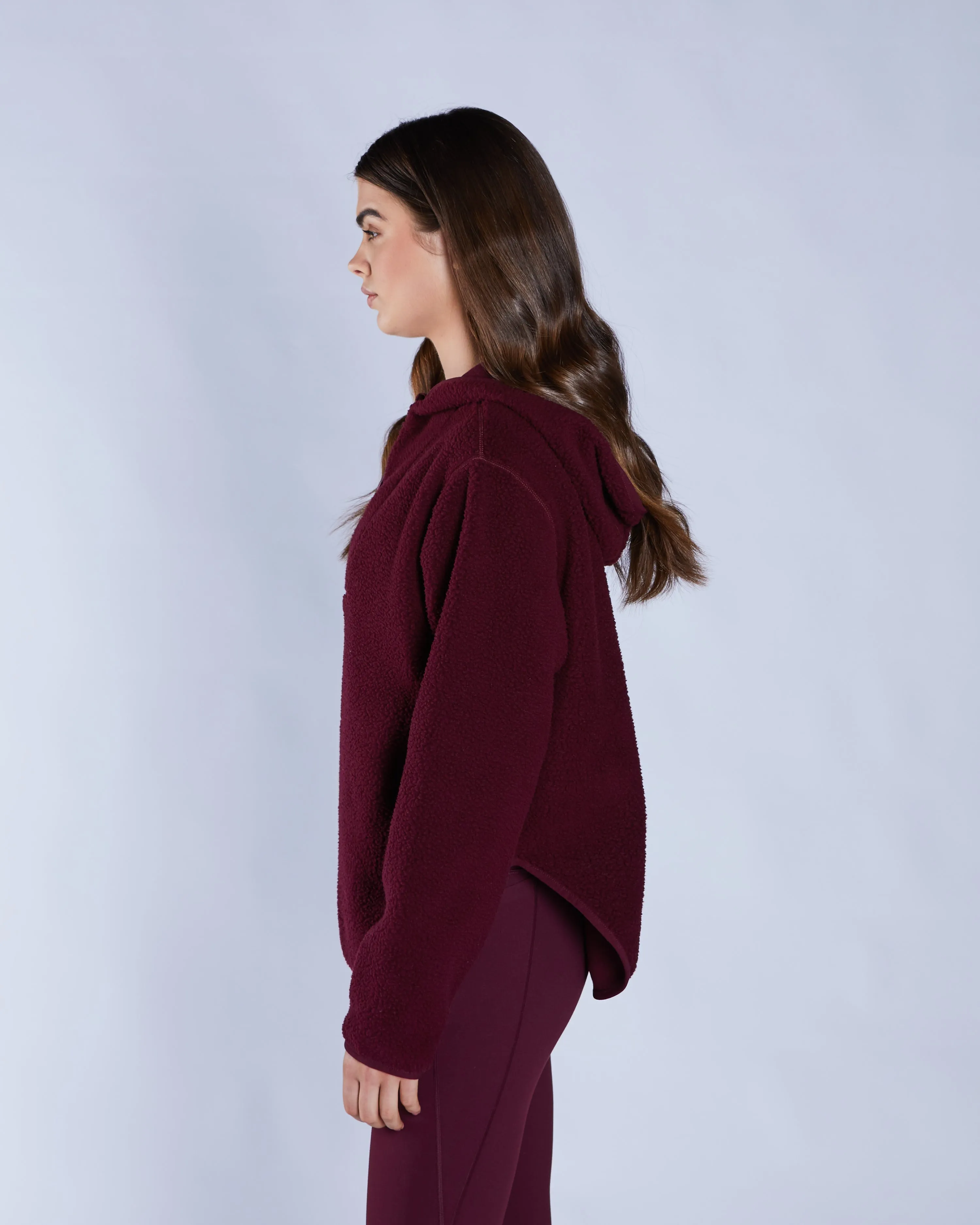 product gift worthiness product mountain adventure spirit Leia Fleece  Zipper Deep Orchid