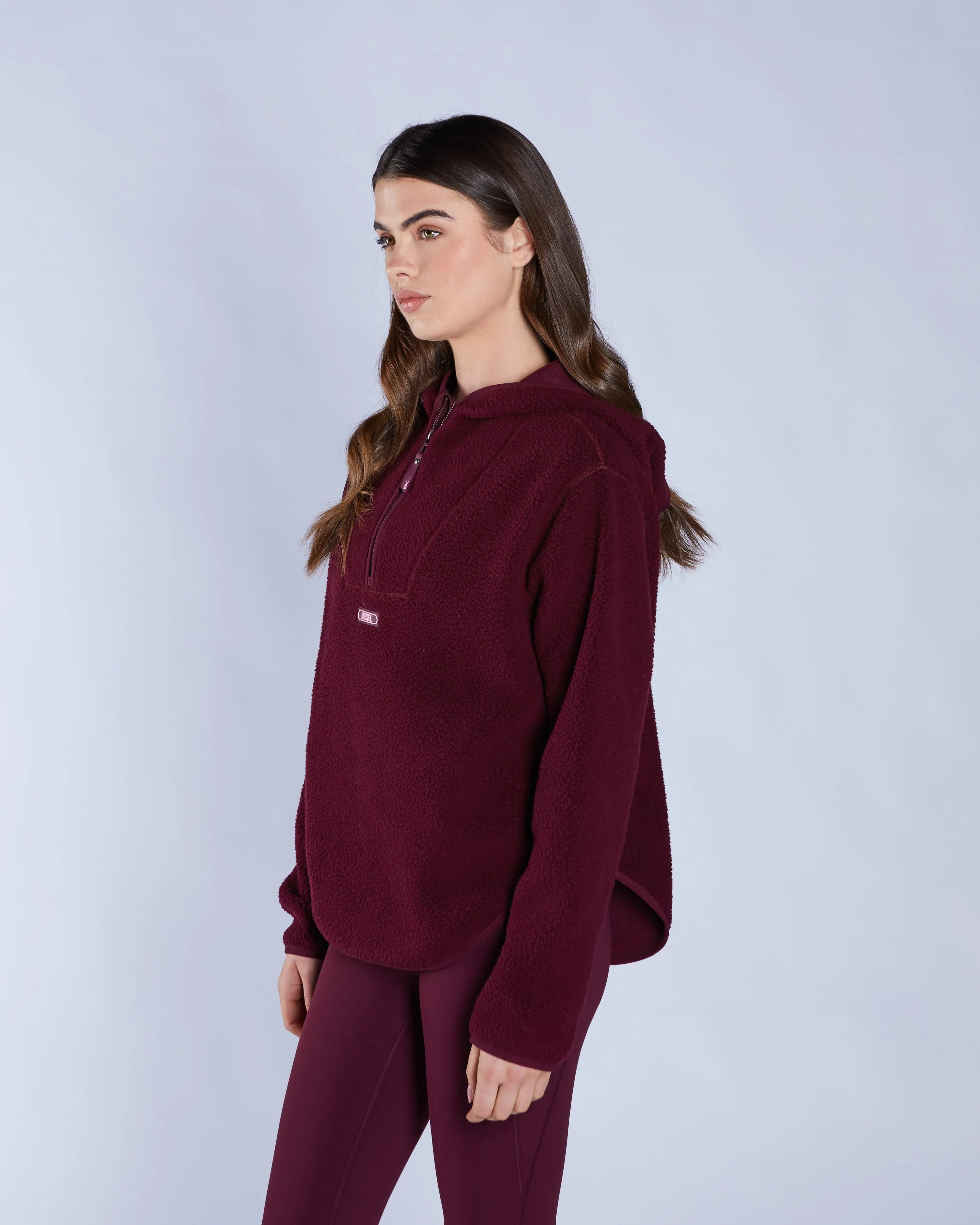 Cozy Layer Leia Fleece  Zipper Deep Orchid
