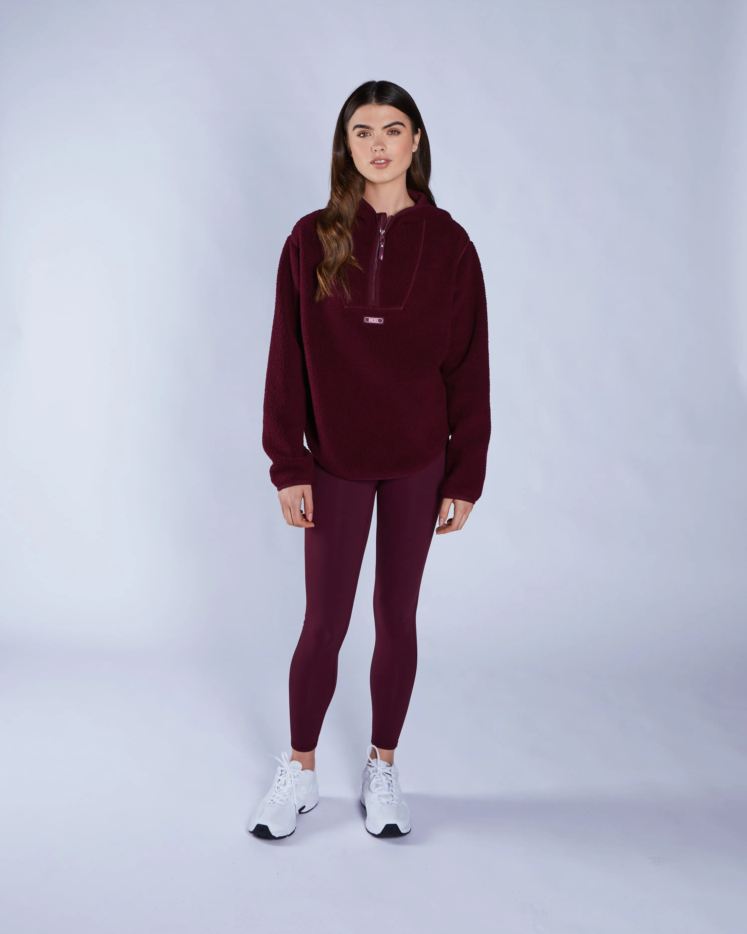 product pearl elegance Leia Fleece  Zipper Deep Orchid