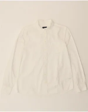 GANT Womens Shirt UK 12 Medium White Cotton family gathering Non Chafe Seams