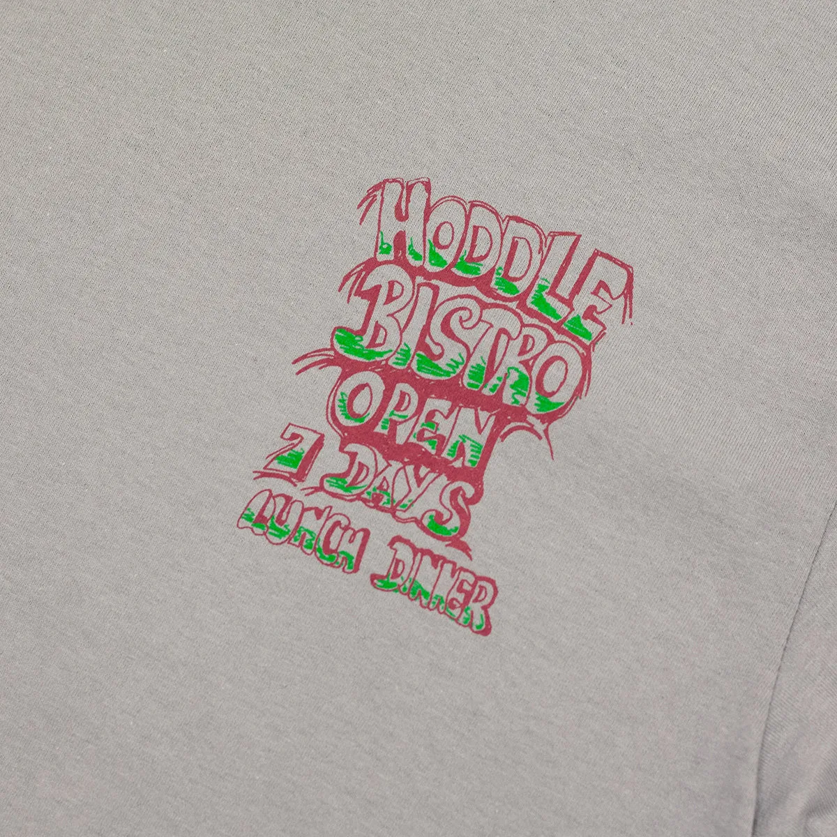 HODDLE "BISTRO" TEE GREY Versatile Trend TemperatureControl Fabric