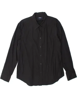 Loose Comfort CHAPS Womens Shirt UK 18 XL Black Cotton