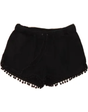 Breathable mesh J. CREW Womens Hot Pants  XS W25 Black Linen