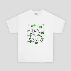 All-day style Casual and Soft Limosine Runner Tee - White