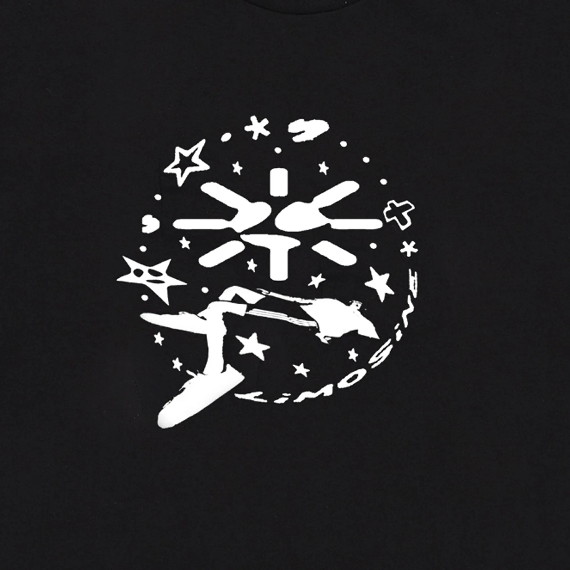 Casual Layer Look Limosine Solar Sucker Tee - Black