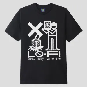 Lo-Fi Identification Tee - Black Anti microbial coating