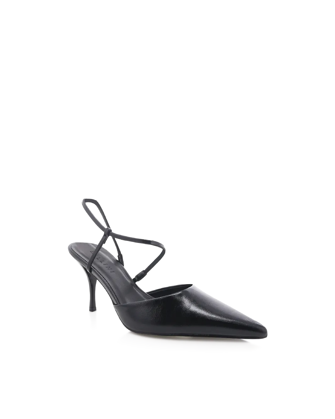 Bridal Heel Sandals MARISOL - BLACK SHINE