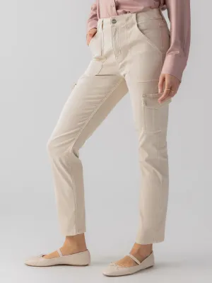 WaterproofTechnology Sculpted Hayden Cargo Standard Rise Pant Toasted Almond