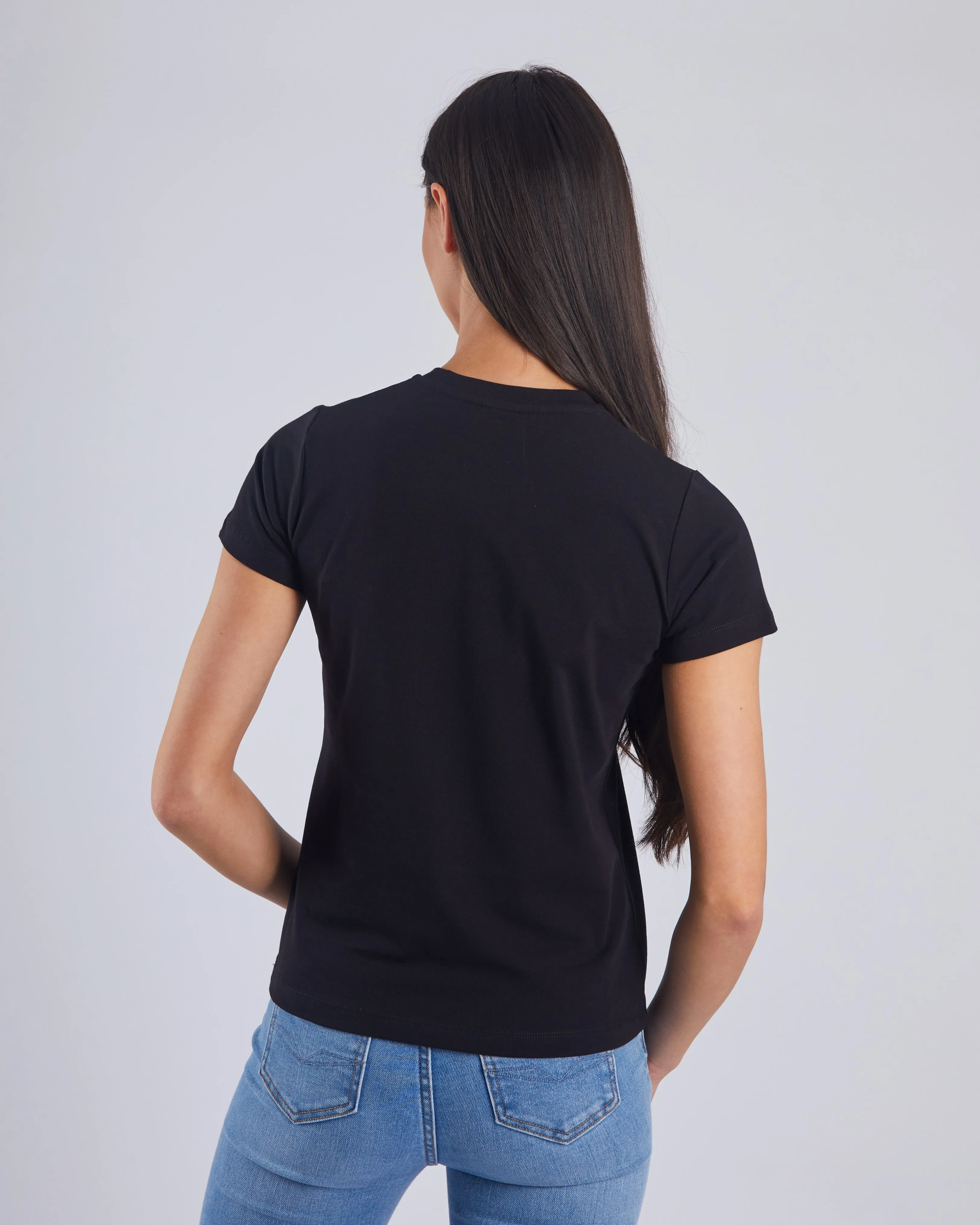 Minimal Comfort Wear brandable Lorenza Tee Black