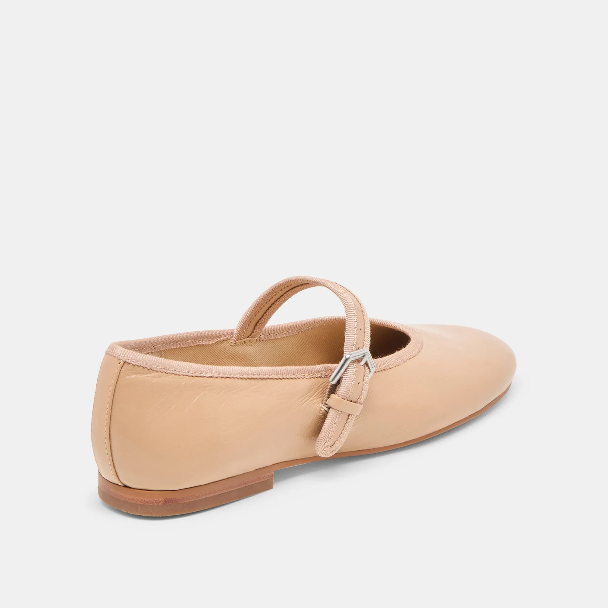 Bloom Path ROSLYN BALLET FLATS LIGHT TAN LEATHER