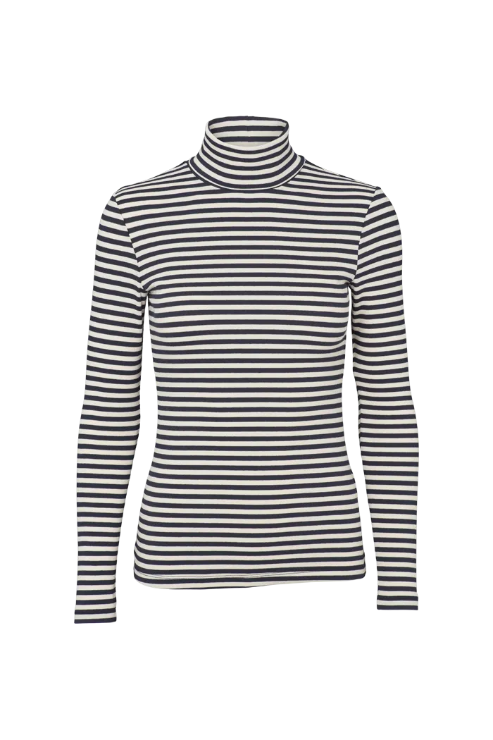 Ludmilla High-neck - Birch/Navy Outdoor Smart Breathable Wearable