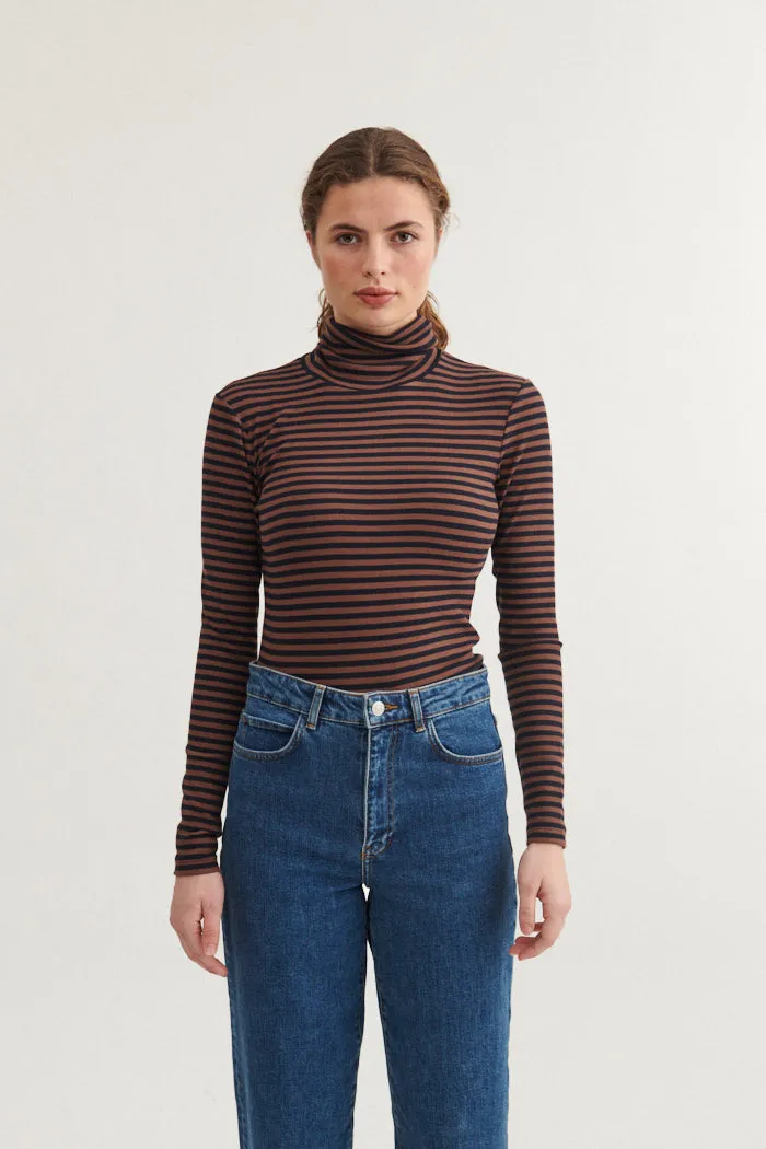 quick-drying Cozy Wearable Ludmilla High-neck - Carafe / Black