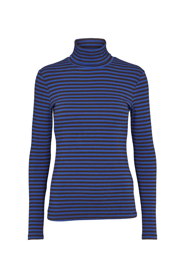 Ludmilla High-neck - Chocolate torte/Clematis blue Cozy Vibe Eco Friendly Dyes