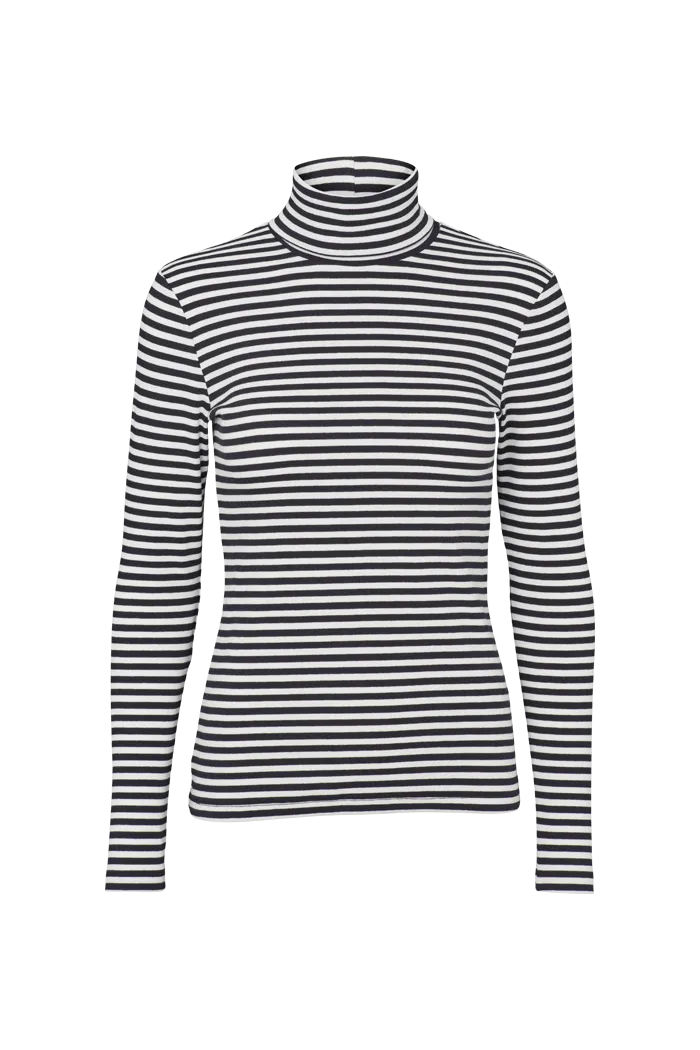 Timeless Comfort Wear Ludmilla High-neck - Whisper White/ Black/ Black Trim