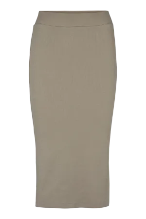 Water resistant coating Ludmilla Long Skirt - Vetiver