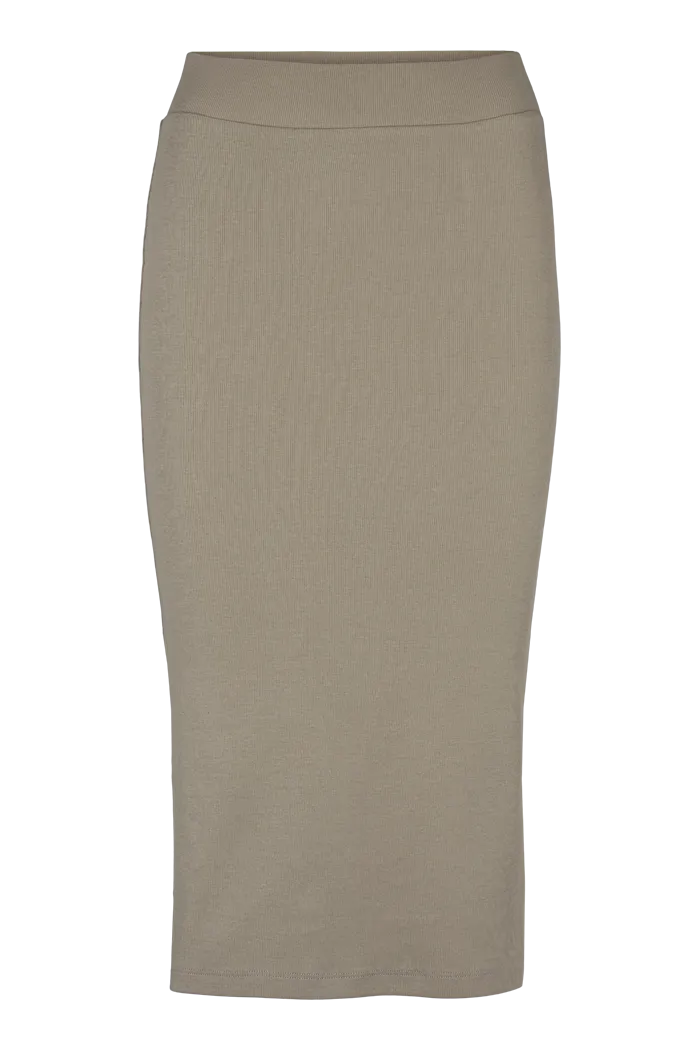 Water resistant coating Ludmilla Long Skirt - Vetiver