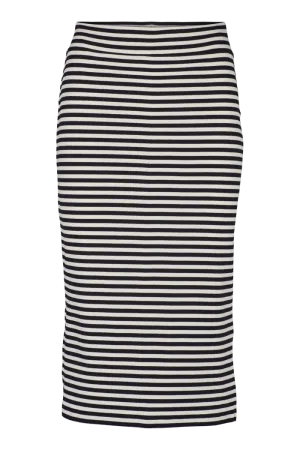 Ludmilla Long Skirt - whisper white/dark grey mel./black Anti Static Lining Outfit Mix