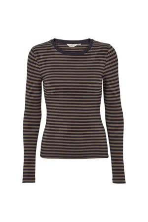 Ludmilla LS Tee - Tarmac/Black Comfortable Touch Breathable Wearable