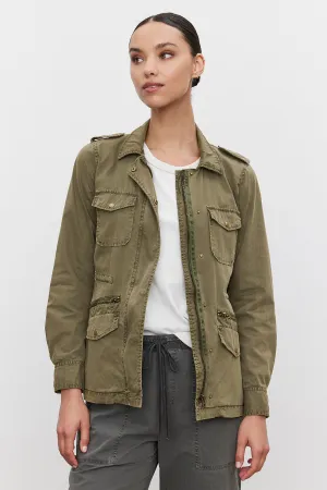 Polished Look QuickDryMaterial RUBY LIGHT-WEIGHT ARMY JACKET