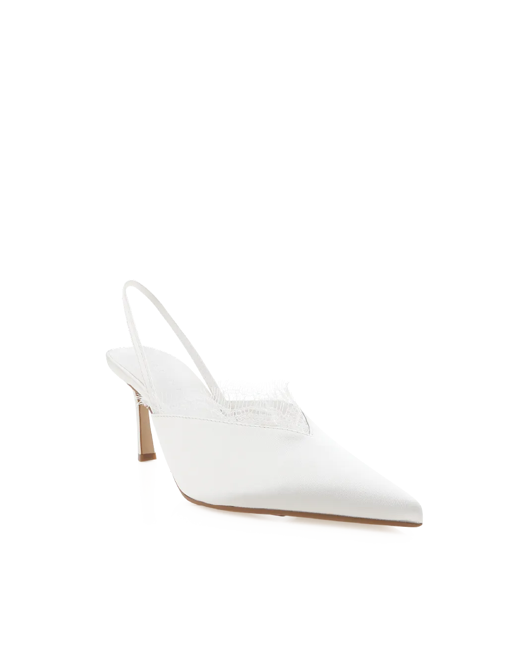 Special Occasion Heels XIANA - WHITE SATIN