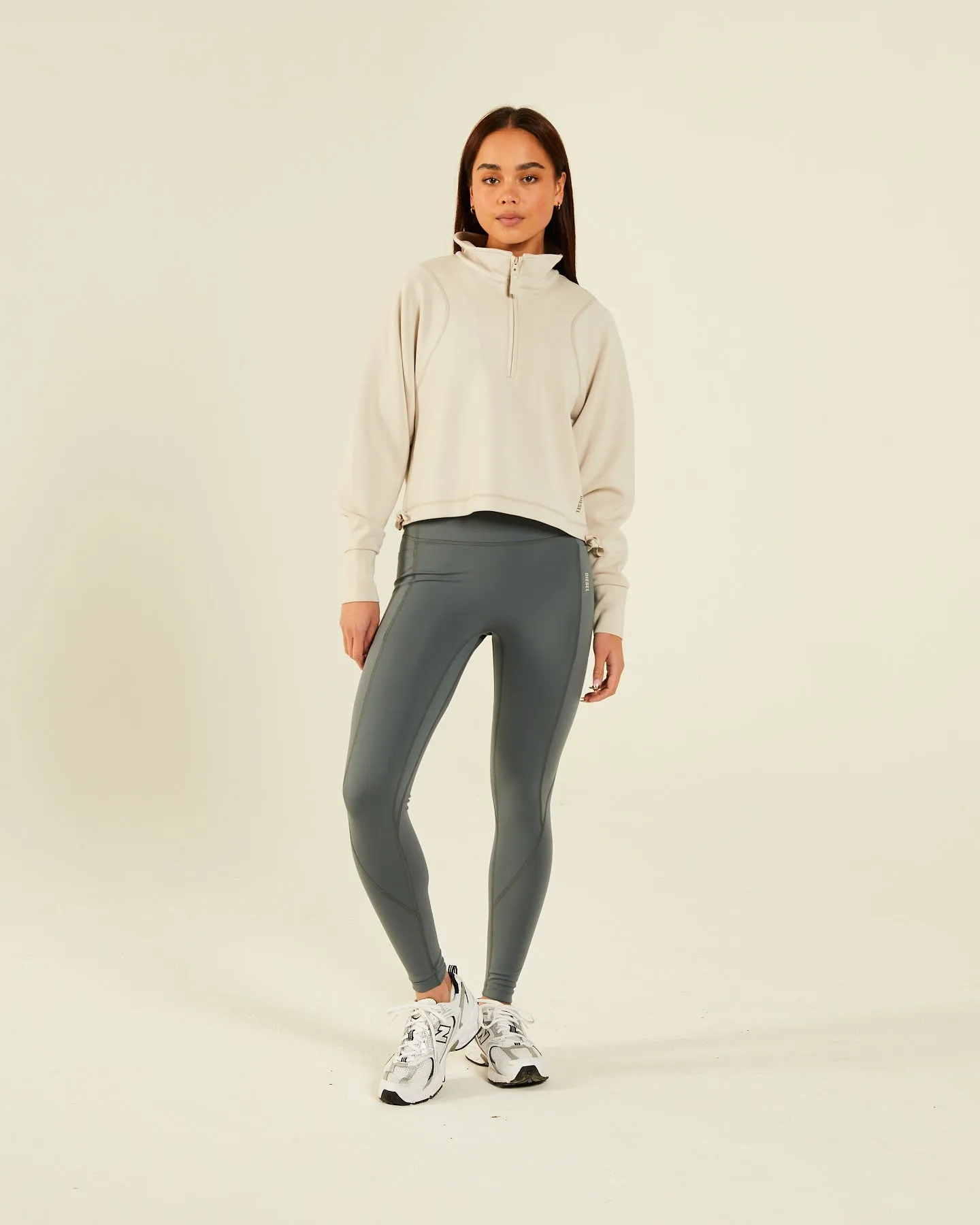 Team Pride product budget friendly Margaux Half Zip Soft Clay