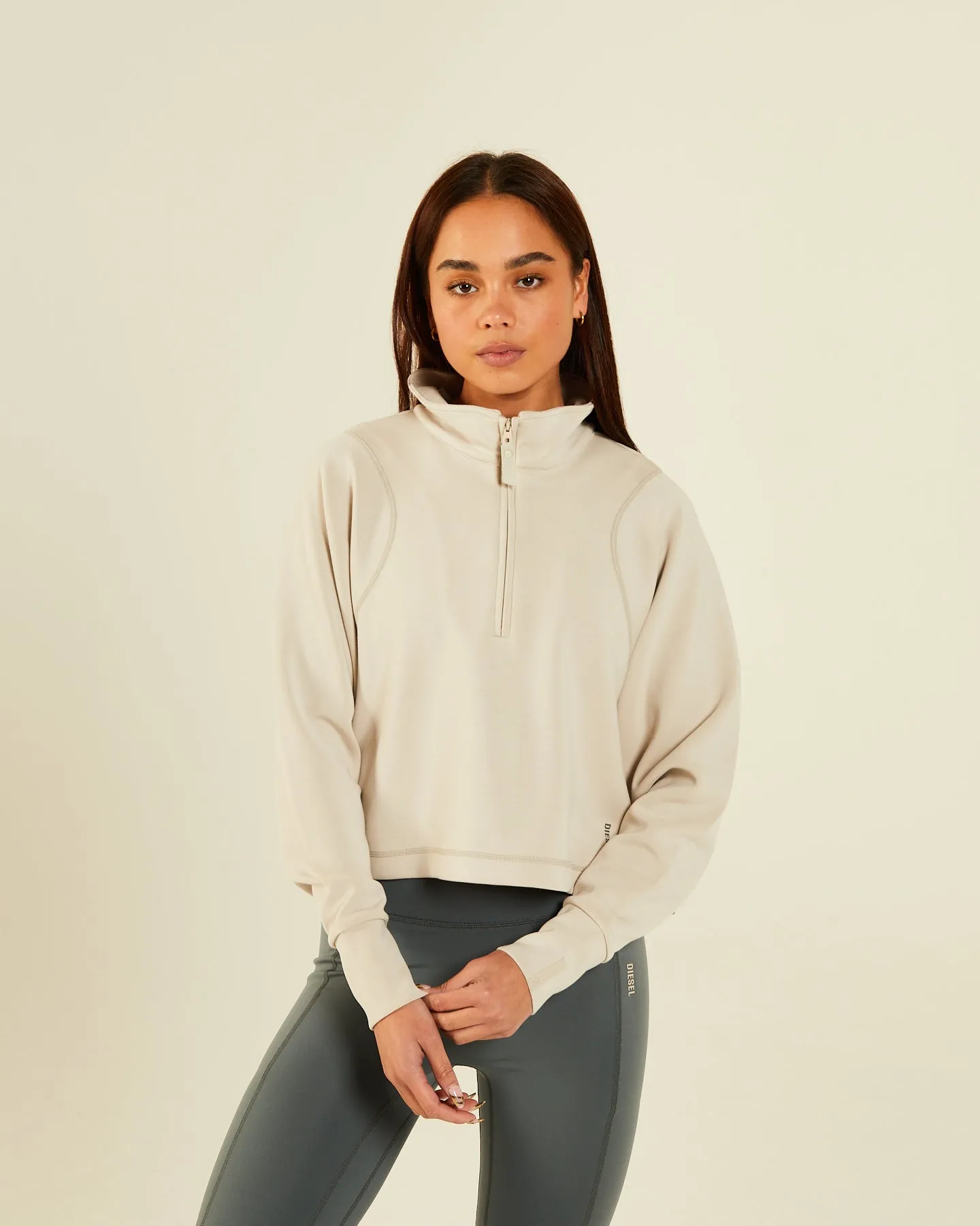 Warm Essentials Margaux Half Zip Soft Clay