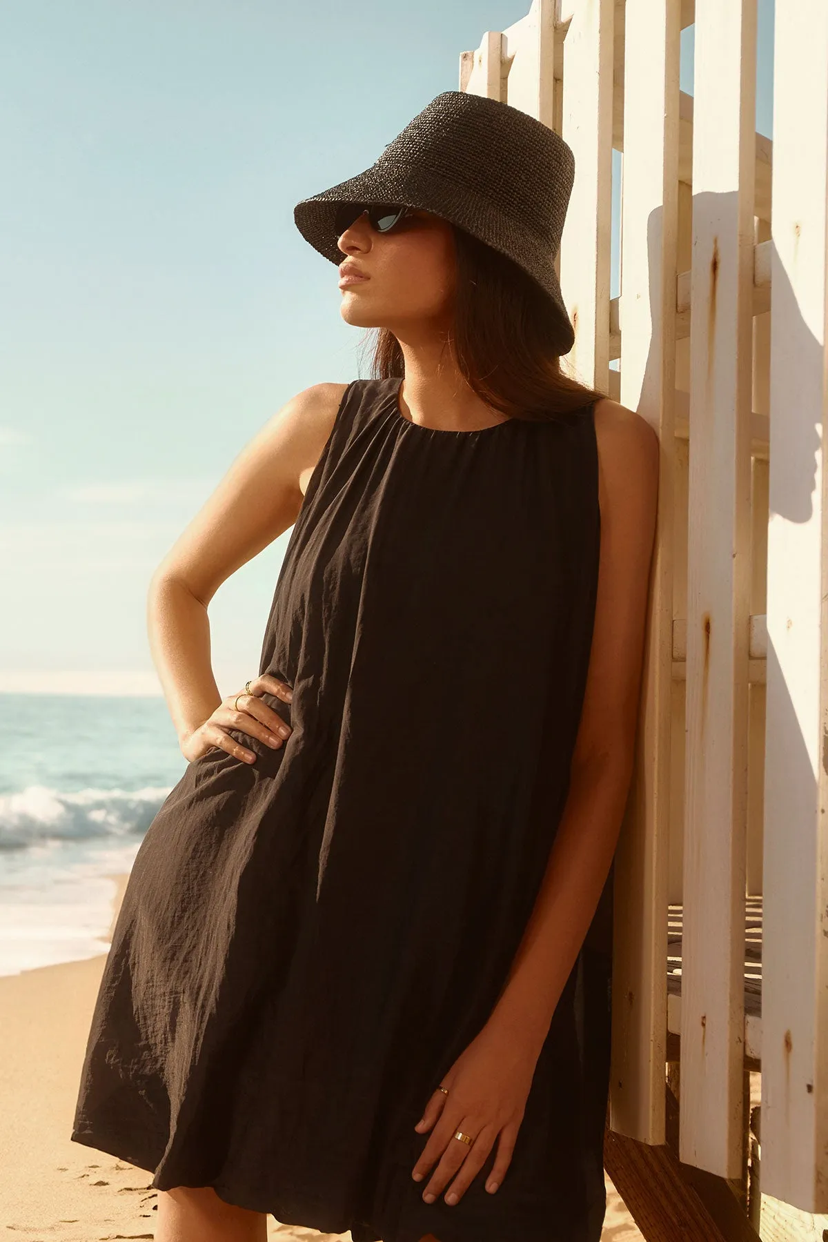 MARGOT SILK COTTON VOILE DRESS OdorControlTreatment