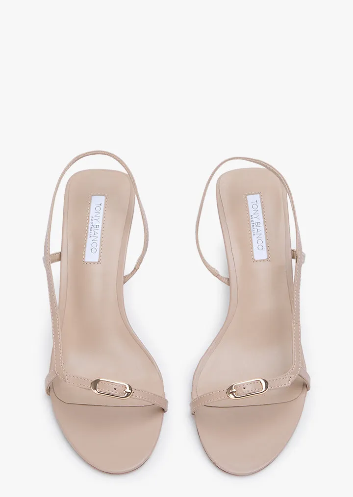 Christine Bisque Nappa Plush Heels Breathable