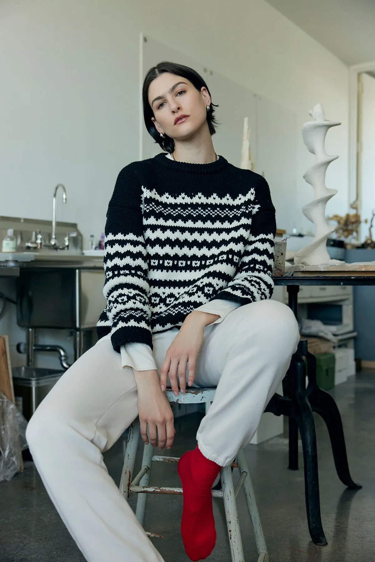 Static Resistant Fibers MAYWOOD SWEATER