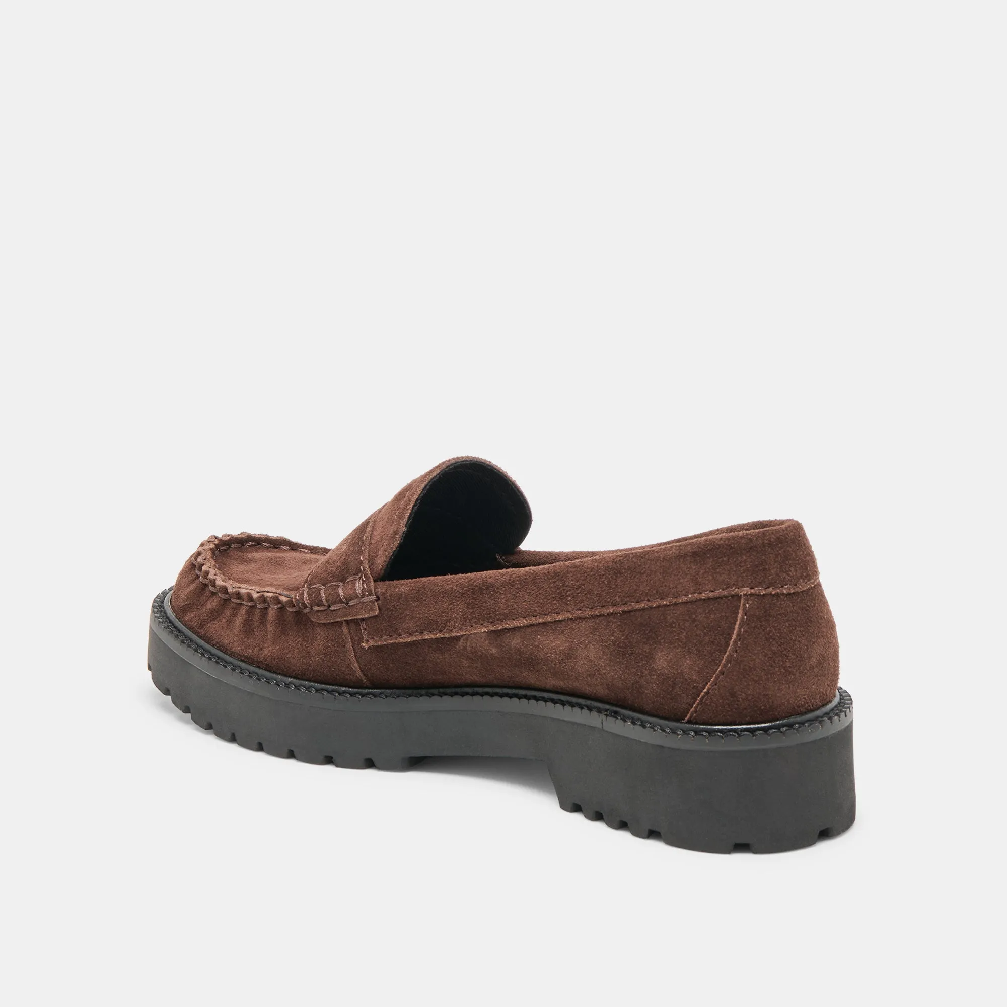 Coffee Run MEREK LOAFERS DK BROWN SUEDE