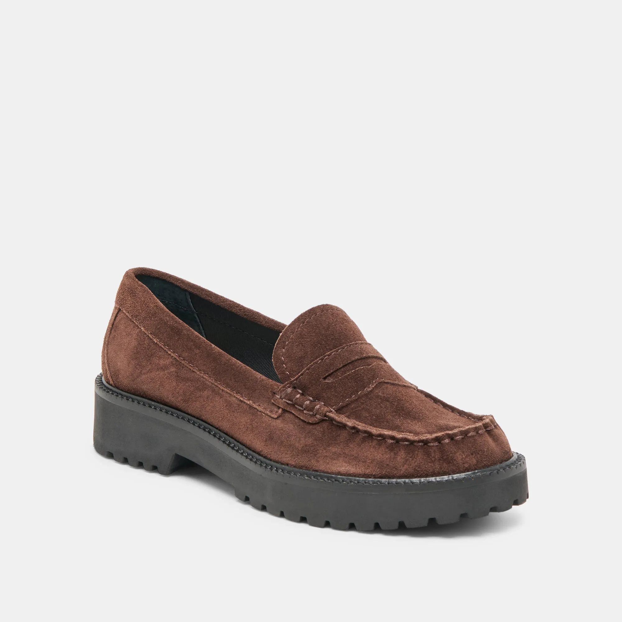 Forest Glow MEREK LOAFERS DK BROWN SUEDE