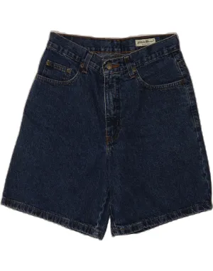 Effortless Comfort Eco Friendly Production EDDIE BAUER Womens Denim Shorts US 4 Small W28  Blue Cotton