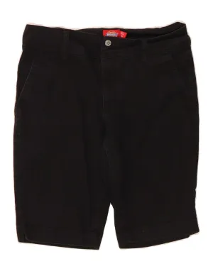 DICKIES Womens Chino Shorts US 5 Small W27  Black Cotton Lightweight texture