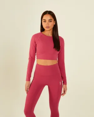 Playful Prints Sleek Fit Wear Mira Top Berry Sorbet