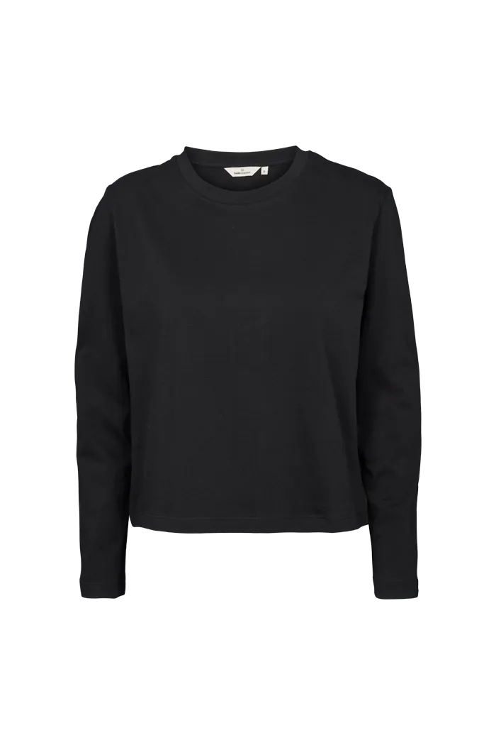 Eco Friendly Fabric Raja LS Tee - Black