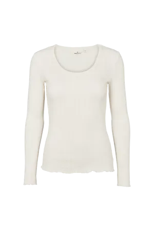 Essential Style Wear Chic Fashion Scala LS Tee - Birch