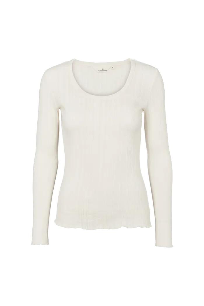 Essential Style Wear Chic Fashion Scala LS Tee - Birch