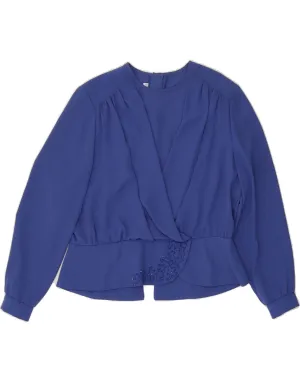 Durable Stitching Multi Pocket Utility EASTEX Womens Shirt Blouse UK 18 XL  Blue Polyester