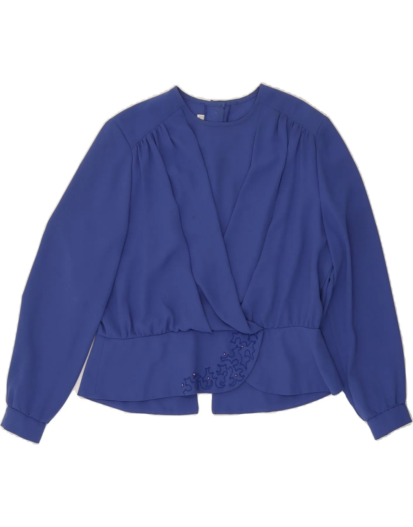 Durable Stitching Multi Pocket Utility EASTEX Womens Shirt Blouse UK 18 XL  Blue Polyester