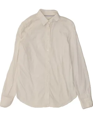 Sweat-Absorbing Seasonal Fashion GANT Womens Shirt UK 10 Small  White Cotton