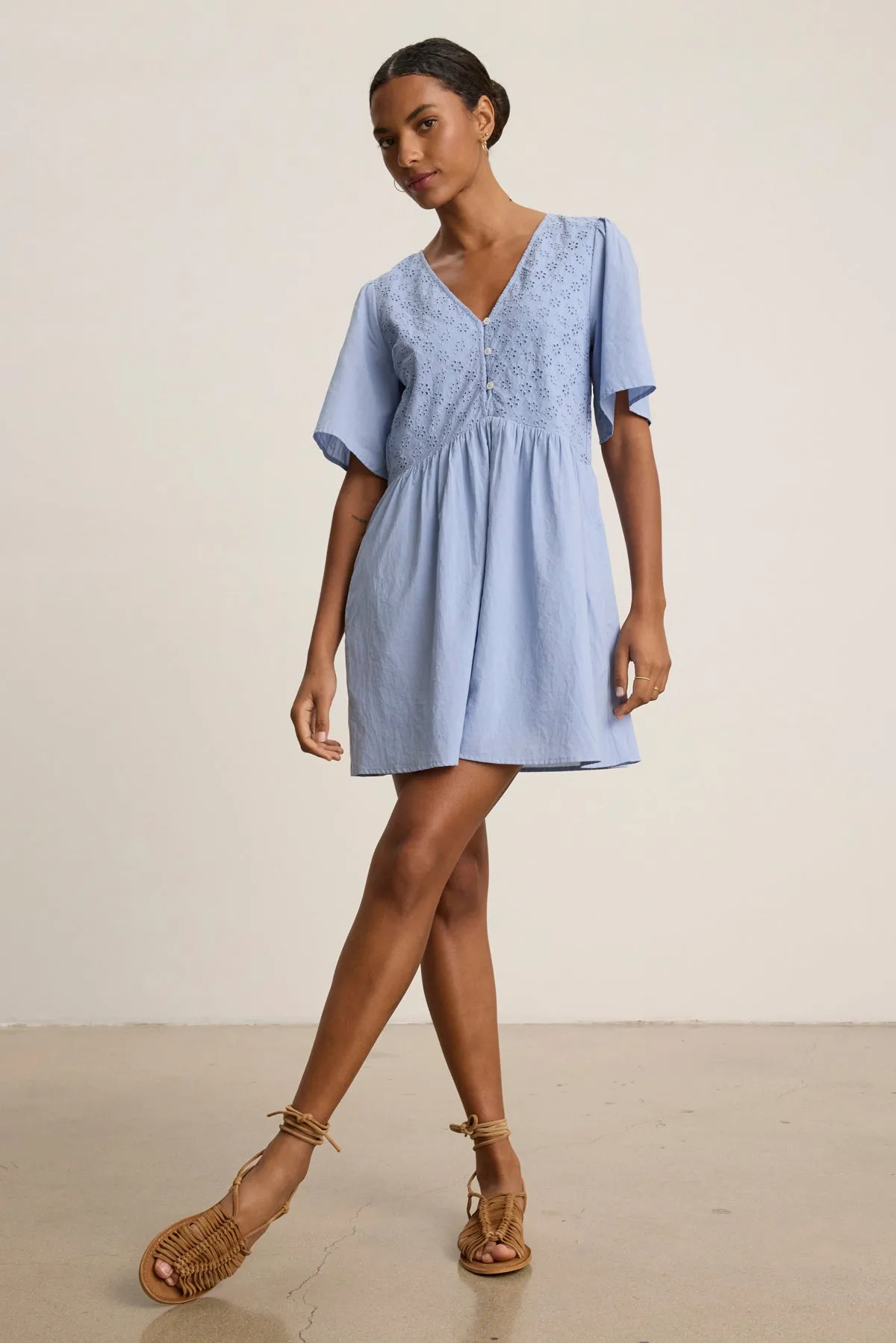 Match Quick NELLI EYELET DRESS