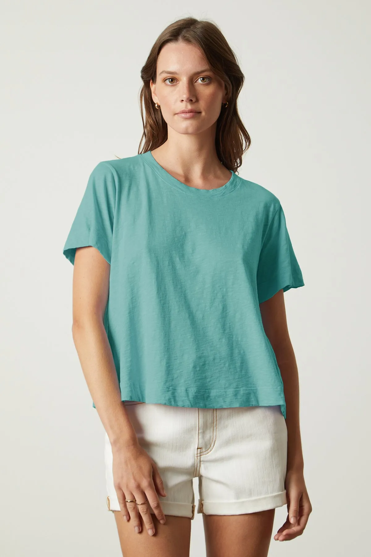 LULA COTTON SLUB SWING TEE Fashion Essential Sporty essentials