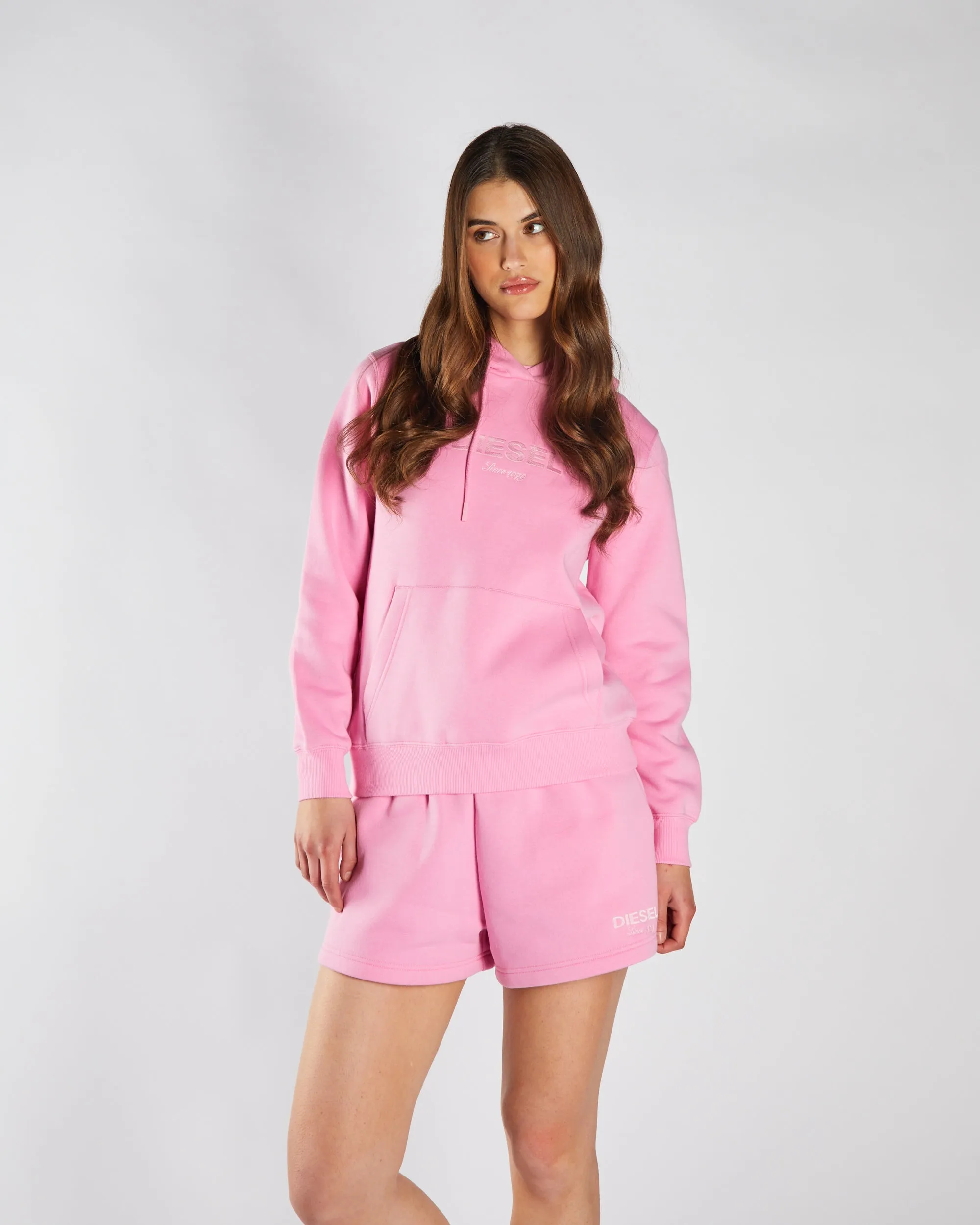 Animo Hood Polly Pink clip accents Vintage Look