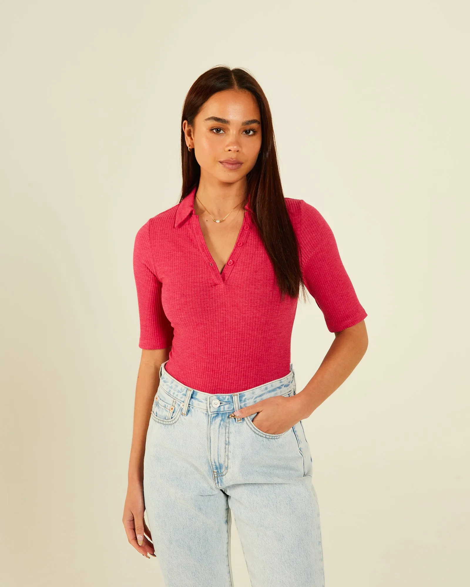 Mona Bodysuit Pink Yarrow Fashionable Ease