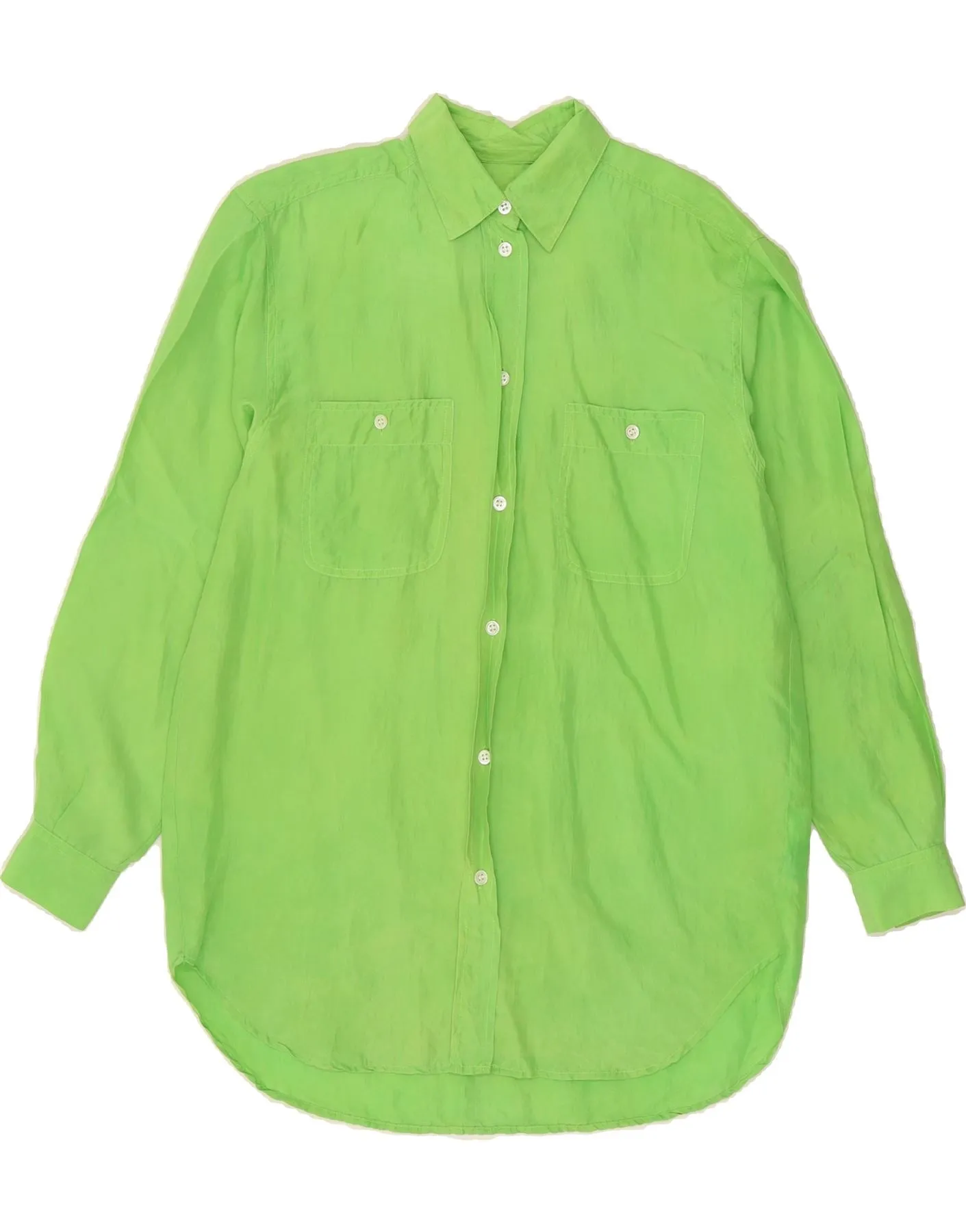 No Slip Shoulder Grip PENNY BLACK Womens Shirt UK 8 Small Green Silk