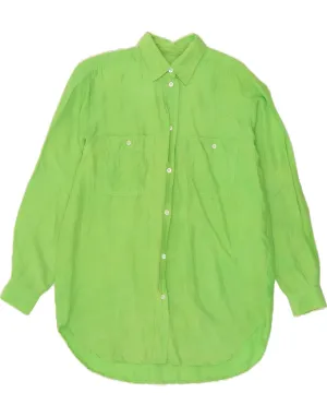 No Slip Shoulder Grip PENNY BLACK Womens Shirt UK 8 Small Green Silk