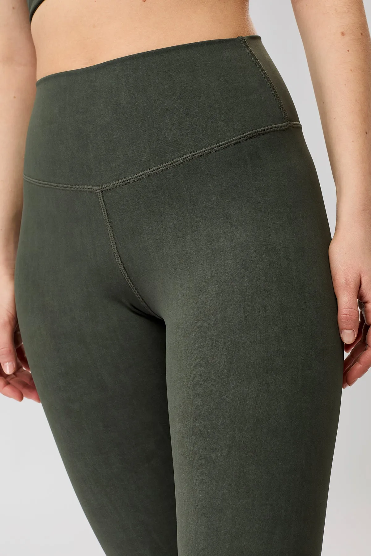 Monoprinted Tights - Moss Casual Wearer Seamless Design quick dry